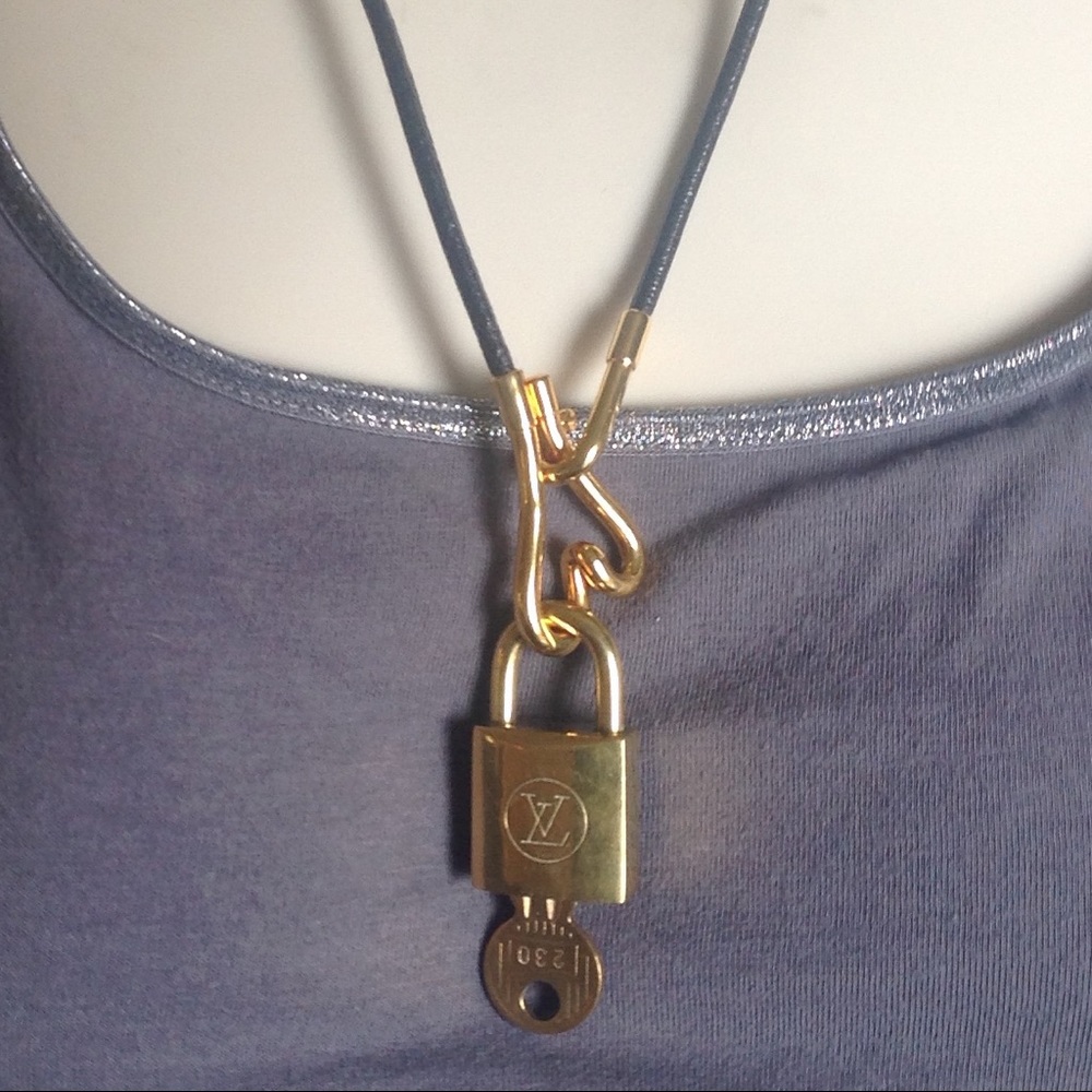Louis Vuitton Padlock Necklace